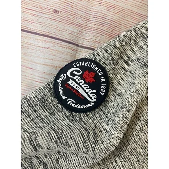 So Nice Canada Women's Grey Marl Full Zip Hooded Fleece - Medium - Picture 3 of 11